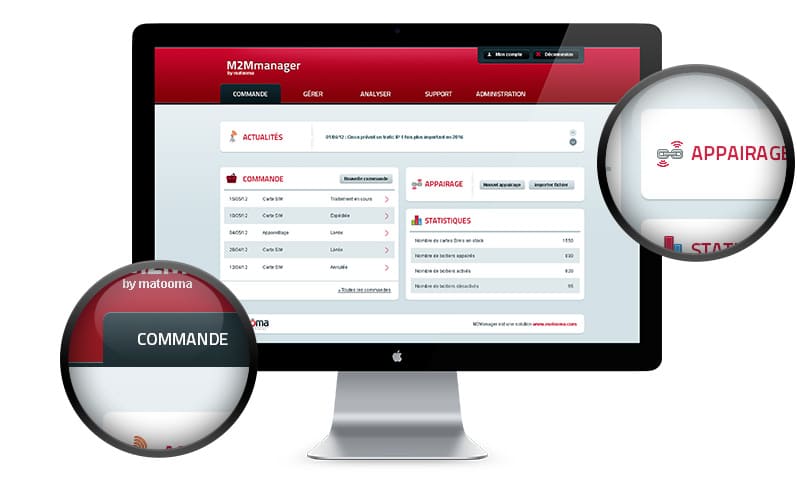 interface app web