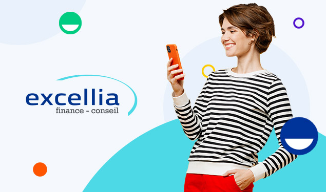 Visuel Refonte site Wordpress pour Excellia Finance